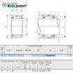 Rodamiento de agujas TR628138-IKO