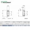 Rodamiento de agujas RNAST50-R-IKO