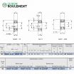 Rodamiento de agujas NAST45-R-IKO