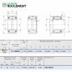 Rodamiento de agujas BRI568032-IKO