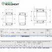 Rodamiento de agujas TAFI102216-IKO