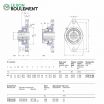 Unidad de rodamiento SAFL209-SKF