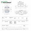 Unidad de rodamiento en dos partes SNL506-605-SKF