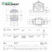 Unidad de rodamiento en dos partes SNLN3052-SKF