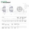 Unidad de rodamiento SAP207-SKF