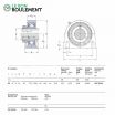 Unidad de rodamiento SAPA204-SKF