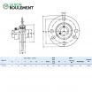 Unidad de rodamiento (chapa) SAPF201-INOX