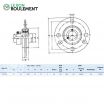 Unidad de rodamiento (chapa) SAPF202-INOX