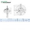 Unidad de rodamiento (chapa) SAPF204-INOX