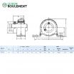 Unidad de rodamiento (chapa) SAPP202-INOX