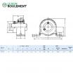 Unidad de rodamiento (chapa) SAPP207-INOX