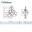 Unidad de rodamiento (chapa) SBPFT204-INOX