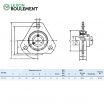 Unidad de rodamiento (chapa) SBPFT207-INOX