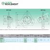 Unidad de rodamiento (chapa) SBPFT208-INOX