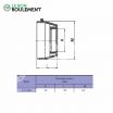 Tapa para unidad de rodamiento CC206-FERME-BLANC-KML