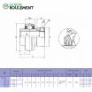 Rodamiento de soporte HC206-KML
