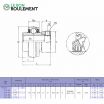 Rodamiento de soporte HC212-KML