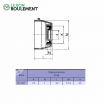 Tapa para unidad de rodamiento OC207-OUVERT-BLANC-KML