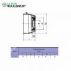 Tapa para unidad de rodamiento OC208-OUVERT-BLANC-KML