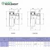 Rodamiento de soporte SA202-10-KML