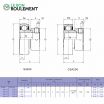 Rodamiento de soporte SA206-18-KML