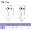 Rodamiento de soporte SA207-KML