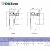 Rodamiento de soporte SA210-KML