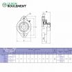 Unidad de rodamiento SALF206-KML