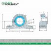 Unidad de rodamiento SAP204-KML