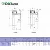 Rodamiento de soporte SB205-KML