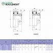 Rodamiento de soporte SB206-KML