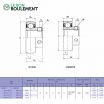 Rodamiento de soporte SB207-INOX-KML