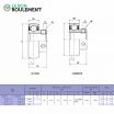 Rodamiento de soporte SB209-KML