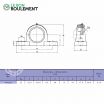 Unidad de rodamiento (plástico) SSUCTPP206-BLANC-KML