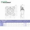 Unidad de rodamiento UCF207-22-KML