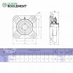 Unidad de rodamiento UCF210-31-KML