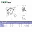 Unidad de rodamiento UCF211-35-KML