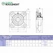 Unidad de rodamiento UCF212-36-KML
