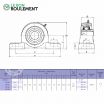 Unidad de rodamiento UCP207-23-KML