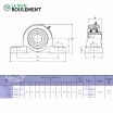 Unidad de rodamiento UCP212-36-KML