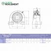 Unidad de rodamiento UCPA205-16-KML