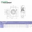 Unidad de rodamiento UCT205-16-KML
