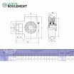 Unidad de rodamiento UCT208-24-KML