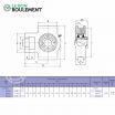 Unidad de rodamiento UCT209-28-KML