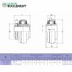 Rodamiento de soporte UK207+H2307-KML