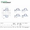 Rodamiento de soporte YAR206-2RF-HV-SKF