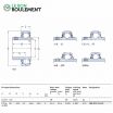 Rodamiento de soporte YAR209-111-2F-SKF