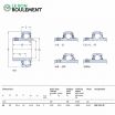 Rodamiento de soporte YAR210-2F-SKF