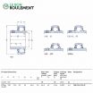 Rodamiento de soporte YAR215-215-2F-SKF