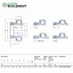 Rodamiento de soporte YEL206-2RF-VL065-SKF